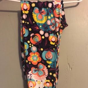 ‼️SOLD‼️ Lularoe TC Floral Leggings
